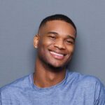 young african american man smiling